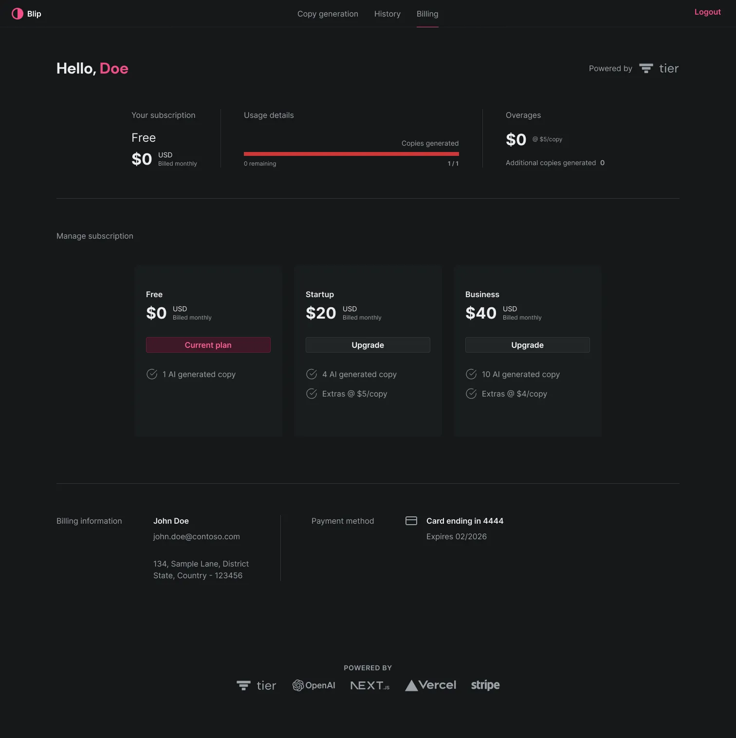 Vercel Template image 4