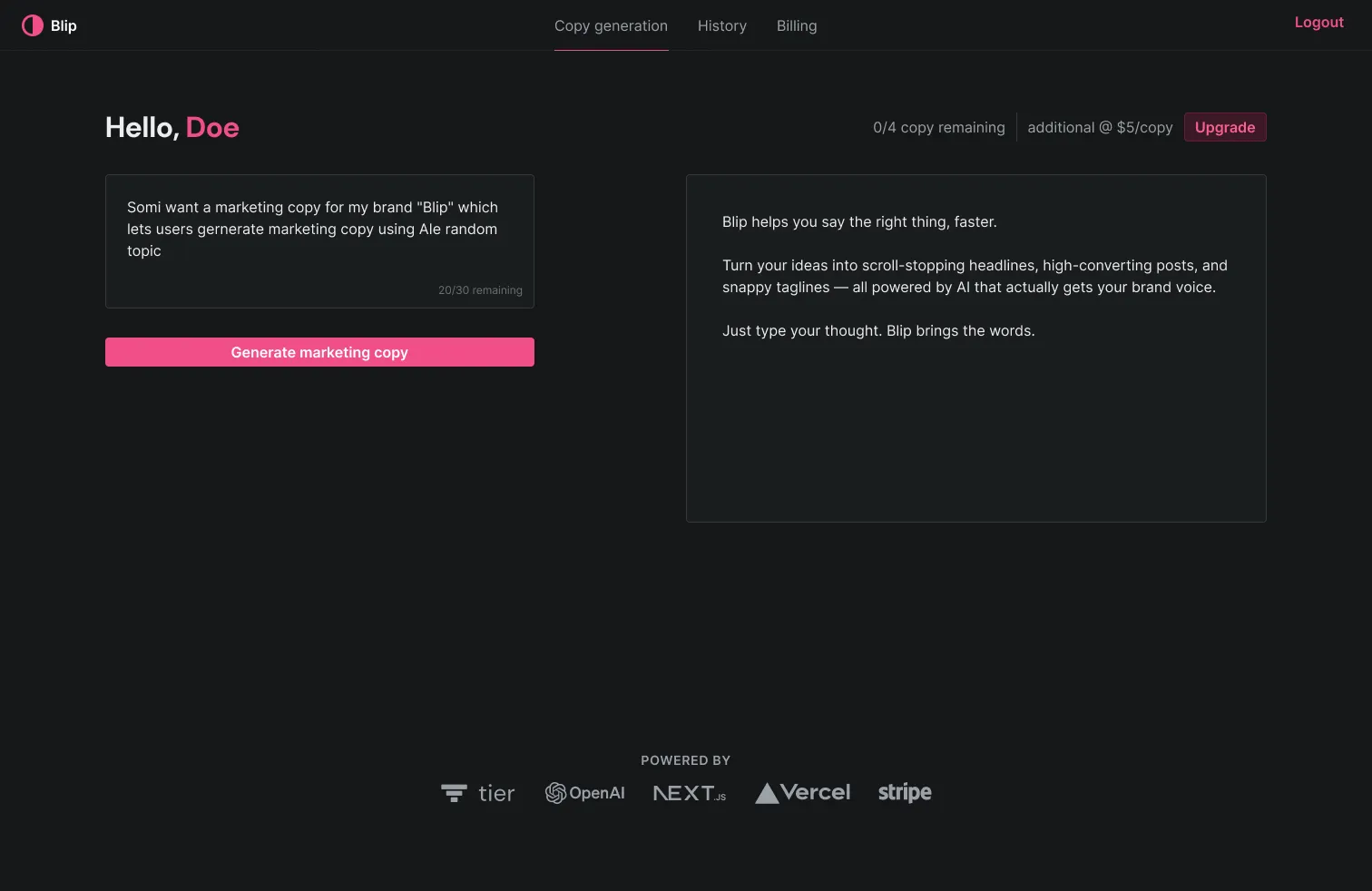 Vercel Template image 3